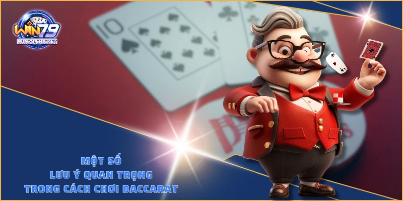 Một số lưu ý quan trọng trong cách chơi Baccarat